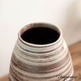 thumbnail image 5 of Uniquewise 10" Farmhouse Ceramic Vase Rustic Vintage Decorative Pottery for Living Room Dining or Bedside Table Shelves Entryway and Mantel Tall Boho Centerpiece for Minimalist and Housewarming Decor, 5 of 7