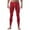 Red, variant on ZHOUCHANKIDS Men's Ice Silk Thermal Leggings for Everyday Comfort and Warmth All Day Long with Soft Breathable Fabric Ideal for Home Wear Black L