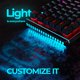 thumbnail image 3 of Teclado mecánico para juegos REAL Mechanoid X107 TBI, interruptores azules mecánicos, retroiluminaci, 3 of 6