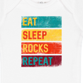 thumbnail image 3 of Inktastic Rock Collecting Eat Sleep Rocks Repeat Boys or Girls Baby Bodysuit, 3 of 4