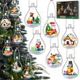 thumbnail image 1 of Kit de construcción de adornos navideños QiqoPoyee de 647 piezas con luz, 1 of 6