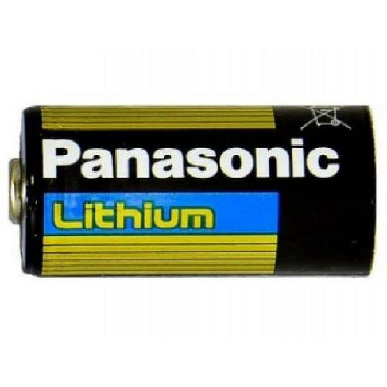 Pile lithium CR123A CR17345 3V PANASONIC Photo Power Blister d'1 pile