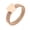 Rose Gold, variant on Heart Rings for Women Mesh Band Stainless Steel Gold Plated Minimalist Elegant Simple Dainty Promise Personalized Gift Jewelry Gold 9