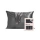 thumbnail image 1 of Funda de almohada satinada Kitsch Softer Than Silk Queen Charcoal, 1 of 9