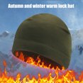 thumbnail image 4 of Gorro cálido para hombre y mujer, gorro táctico de lana Polar a prueba de viento para exteriores, 4 of 9