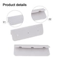 thumbnail image 4 of 2 Pcs Inflatable Boats Seat Hooks Set Portable Retaining Patches 17X6cm Clips Brackets For Rib Dinghy Yacht PVC Boat Accessories, 4 of 12