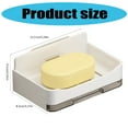 thumbnail image 5 of Tizuqe Bathroom Soap Dispenser Practical Plastic Drain Tray For Sink Or Shower Storage, 5 of 10