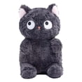 thumbnail image 1 of Adorable juguete de peluche de gato negro con tres poses divertidas: muñeco de peluche suave y tierno para decoración del hogar, almohada para dormir y regalo de cumpleaños, 1 of 8
