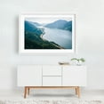 thumbnail image 2 of The Columbia River from Mitchell Point - Oregon Photography White Framed Wall Art Print 20 x 30 inches, 2 of 3