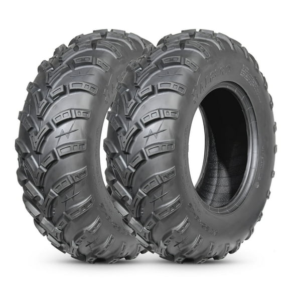 HALBERD 6PR ATV/UTV Tires 25x8-12 25x8x12 All Terrain 15mm Tread Depth  Trail Sand Off-Road Tires Set Of 2