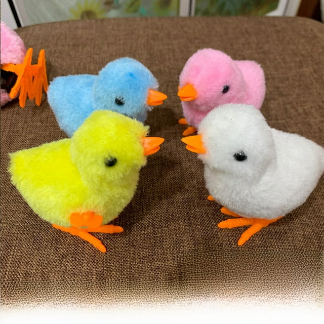 Mini rompecabezas de la nostalgia del pollito de peluche personalizado con forma de pollito en espiral para niños