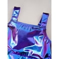 thumbnail image 5 of Miaeowve Toddler Baby Girls Retro 70s Outfit Disco Flared Jumpsuit Sleeveless Sparkly Bodysuit Blue 4T, 5 of 7