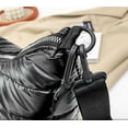 thumbnail image 3 of Kukuzhu Quilted Shoulder Tote Bag for Women Padding Down Cotton Hobo Bag Casual Zip Adjustable Handbag, 3 of 6