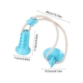 thumbnail image 3 of Self Playing Dog Tug Toy, New Upgrade Dog Suction Cup Toy - Tug of War Style with Rope, Sturdy for Tough Chewers, Wear-Resistant Pull Toys for Small Medium and Large Dog (1PC, Blue), 3 of 8