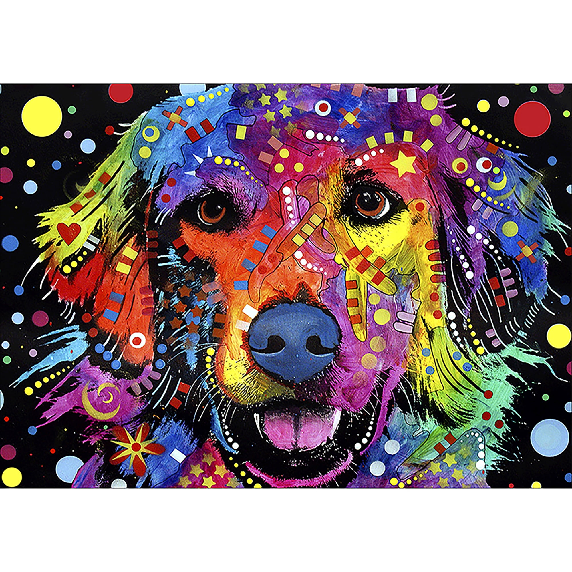 DIY Diamond Painting Cross Stitch Kit Colorful Dog Craft Art Home Wall Decor 5D