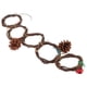 thumbnail image 1 of Parrot Ring Toy Hangable Safe Bird Ring Swing Toy Chewable Hook Design For Birds For Parrots ANGGREK Mascotas, 1 of 8