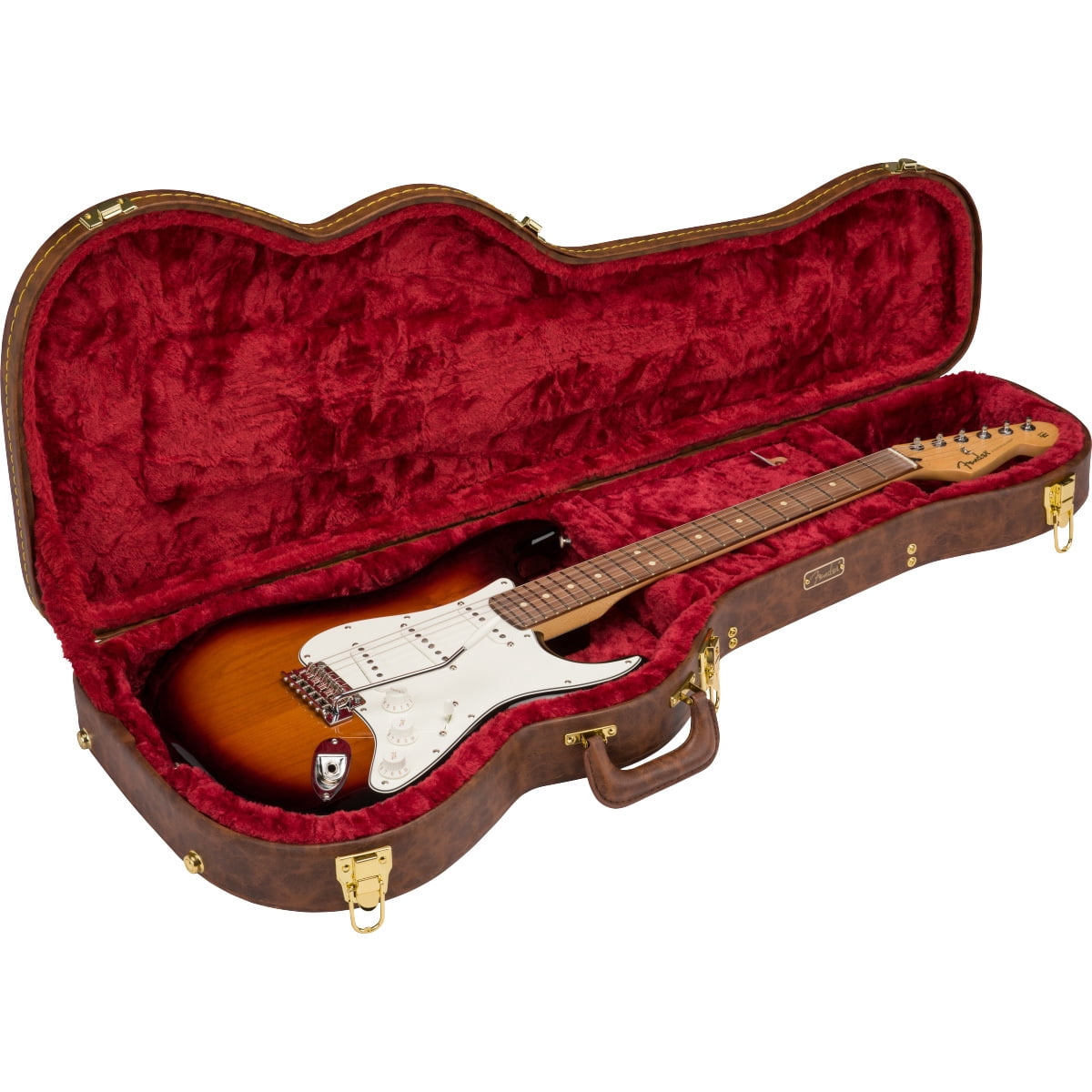 0996105322 Fender Classic Poode Case Stratocaster Telecaster Brown