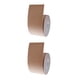 thumbnail image 4 of Vogacara Rollo de realce de cinta para levantamiento de senos de 5M, copa de A-E Invisible transpirable, Kit de pegatinas autoadhesivas para el cuerpo, Color de piel 2piezas Vogacara CBP334272, 4 of 6