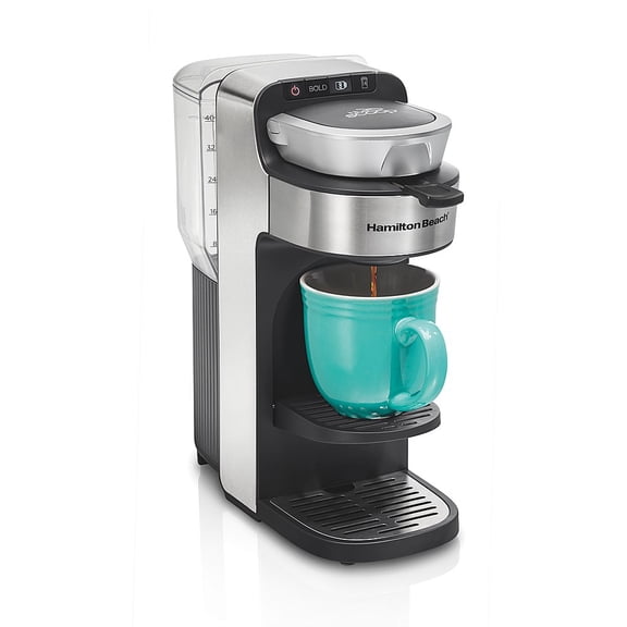 The Single-Serve Coffee Maker with Removable Reservoir - BLACK