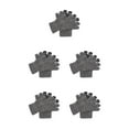 thumbnail image 1 of QualitChoice Phone Touch Screen Gloves Cycling Hiking Camping Hands Warm Keeping Accessory medium grey 5Set, 1 of 6