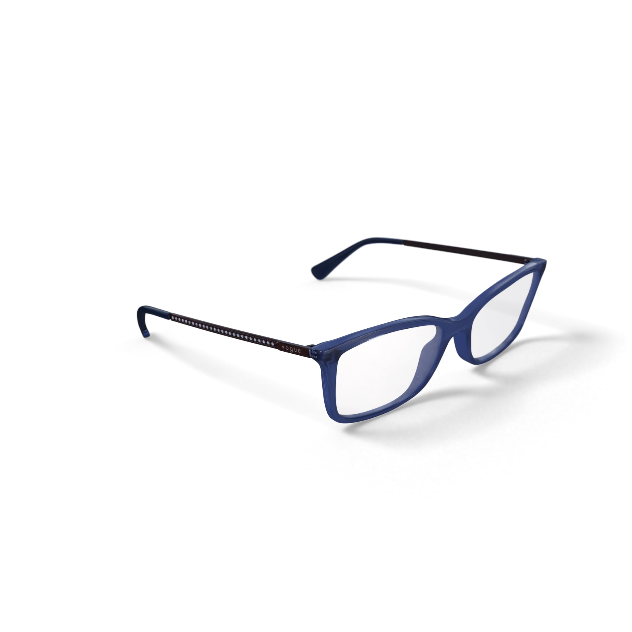 Vogue Women's Size 54 VO5305B Prescription Eyeglasses with Case, Transparent Blue