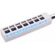 thumbnail image 2 of Hub USB 2.0 de alta velocidad de 7 puertos con interruptor independiente e indicador LED para computadora, teléfono celular, libro electrónico, tableta, disco duro externo, lector de, 2 of 6
