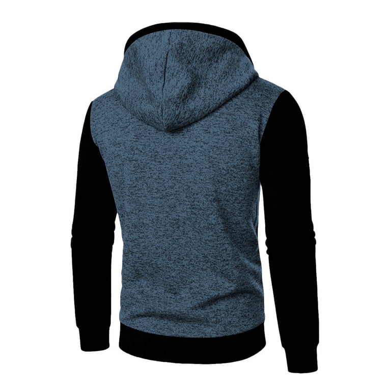 Xzbqbs Mens Track Hoodies Casual Slim Fit Drawstring Hoodie 