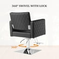 thumbnail image 4 of UBesGoo Hydraulic Salon Chair with Memory Foam Seat, Adjustable Height, Black, 4 of 9