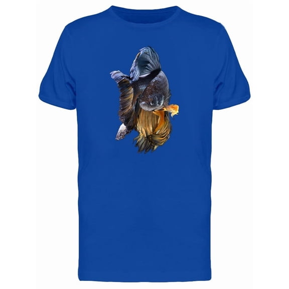 Black Fighting Betta Fish Tee Men's -Image by Shutterstock