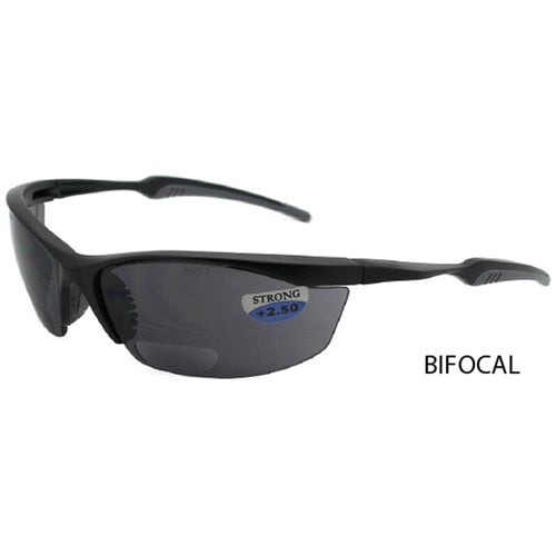 Bifocal Impact Side Protection Wrap Around Safety Sunglasses UV Filter Cat 2 