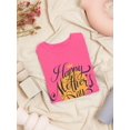 thumbnail image 3 of Mothers Day Orange Background Shaped T-Shirt Women -Image by Shutterstock, Female Small, 3 of 4