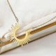 thumbnail image 3 of 2026 Women Necklace Sun Chain Pendant 18K Gold Dainty Gold Necklaces L, 3 of 5