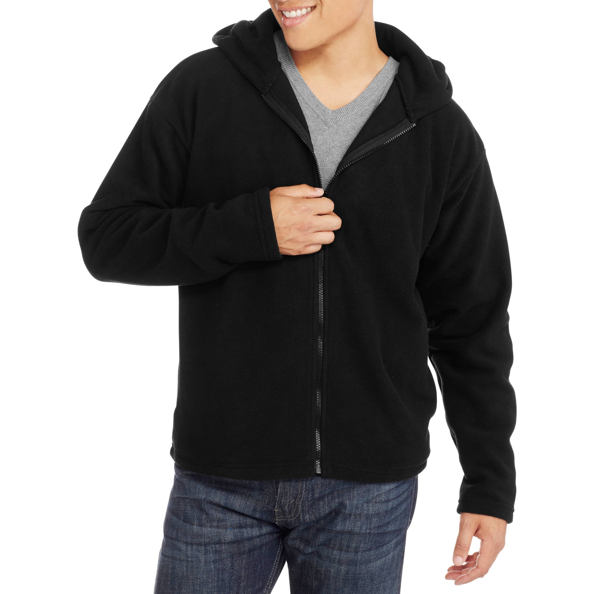 mens fleece jacket walmart