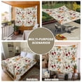 thumbnail image 6 of Vintage Flower Tapestry for Bedroom Wall Hanging Tapestry, Farmhouse Bird Butterfly Red Floral Ceiling Backdrop Tapestries Poster Blanket Wall Decor for Teens Room Living Room Dorm 51" x 59", 6 of 8