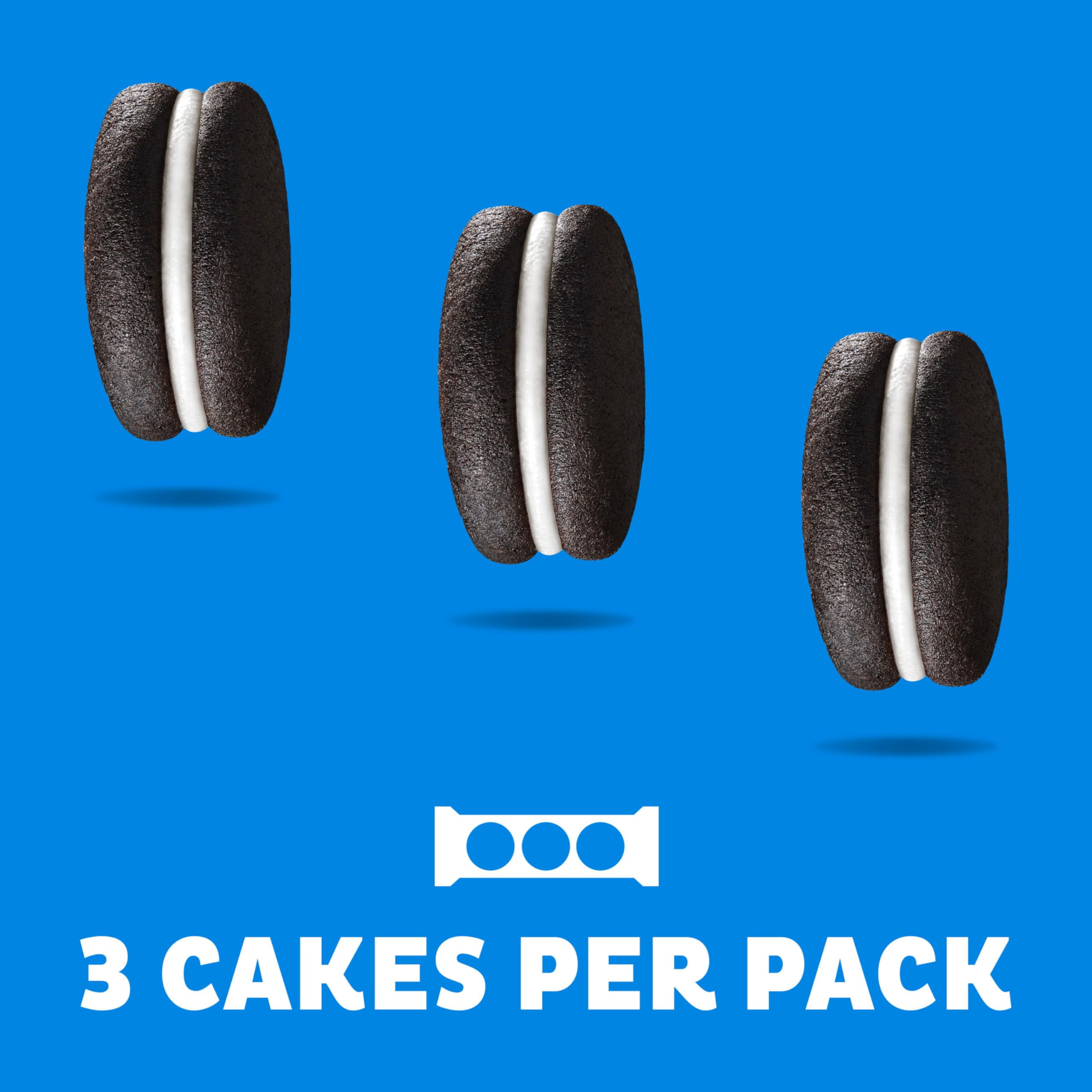 OREO Cakesters Soft Snack KEF28 Cakes, 8-3.03 oz Snack Packs