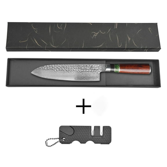 Damascus Chef Knife Knive Japanese Gyuto 7 inch VG10 67 Layer Resin Handle