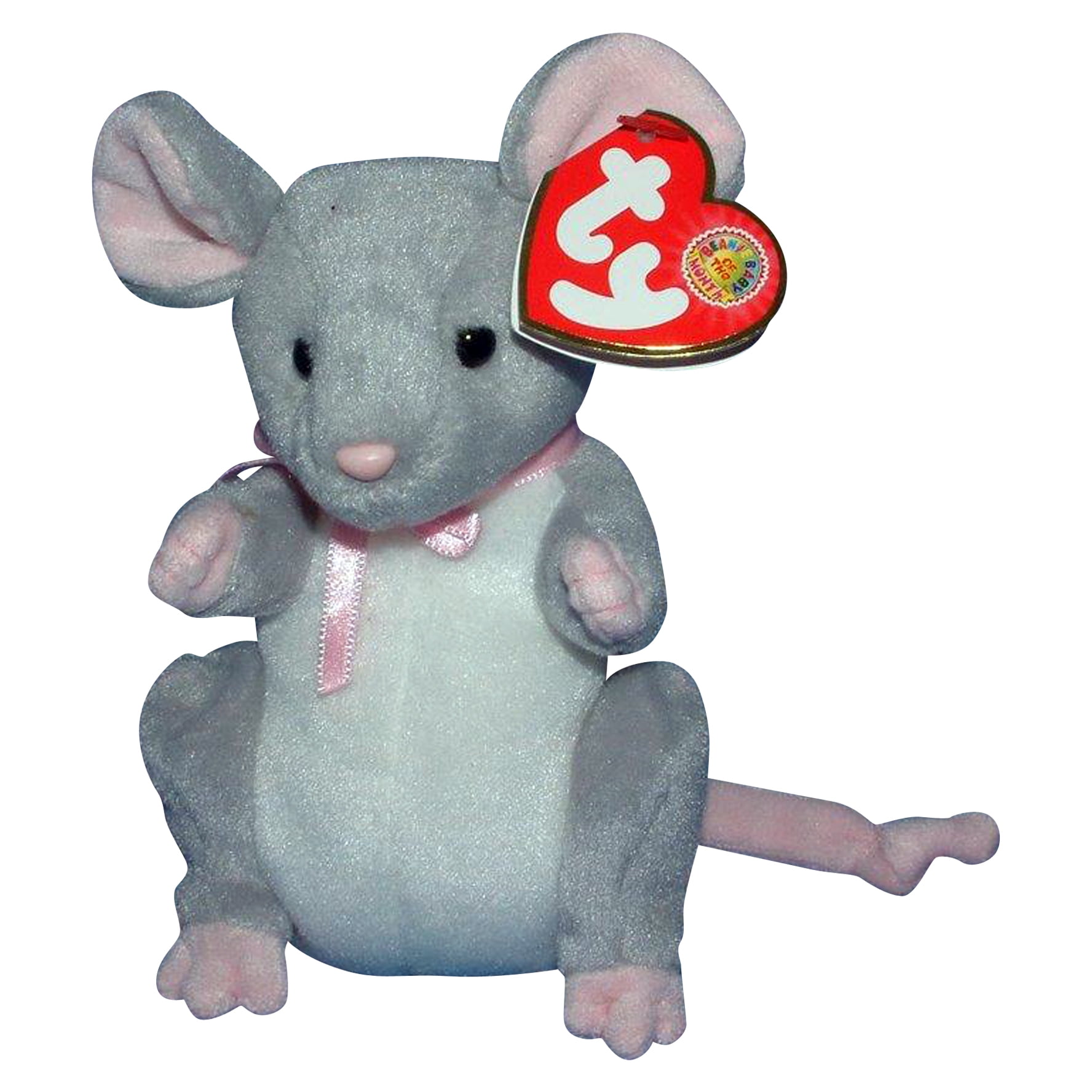 Ty Beanie Baby Breadcrumbs the Mouse BBOM May 2005 Stuffed Animal