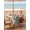 Green Red Deep Red, variant on Outdoor Tablecloth with Umbrella Hole and Zipper, Christmas Rectangle Table Cloth 60x84 Inch Waterproof Tablecloth, Santa Claus Xmas Tree Reindeer Red Cottage Wood Plank Picnic Table Cover for Patio
