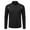Black, variant on Mens Quarter Zip Pullover Running Shirts Long Sleeve Moisture Wicking Quick Dry Mock Neck Athletic Tops Slim Fit Lightweight Stretch Sweat Shirt Dark Gray XS
