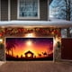 thumbnail image 4 of Uuiauoio Christmas Garage Banner Polyester Holiday Decorations Large Outdoor Indoor Party Backdrop Festive Scene Door Wall Hanging for Xmas New Year Seasonal Celebration, 4 of 6