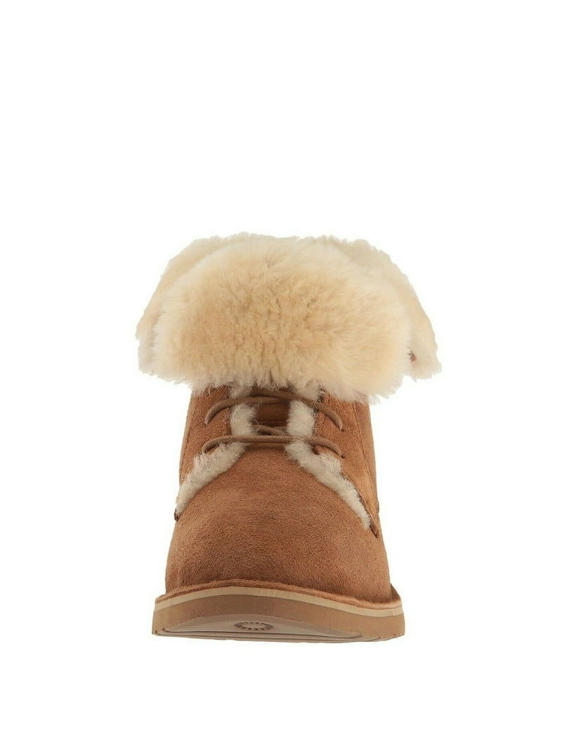 UGG Quincy Women's Twinface Sheepskin Lace Up Booties 1012359