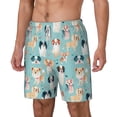 thumbnail image 2 of Gaeub Colorful Dog Mens Swim Trunks Stretch Beach Shorts Quick Dry for Men Swim Shorts Swimwear with Pockets- XX-Large, 2 of 9