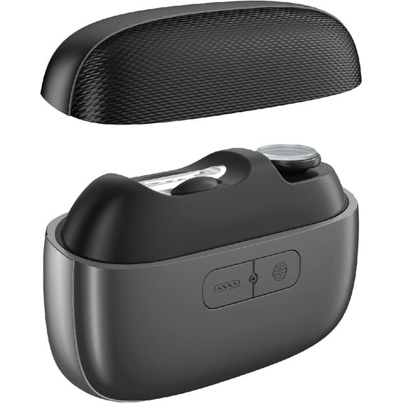 Hewelth Easyclip Smart Nail Clipper, Hewelth Electric Nail Clipper, 3-in-1 Multi-Functional Smart Nails Clipper, Smarts Nails Clipper for Seniors, with Led Light & Scraps Storage (Gray)