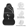 thumbnail image 4 of Naloa Animal Bulldog Car Seat Covers Universal Front Seat Coves for Car Accessories ,Padded Car Covers for Automotive, SUV, Truck, and Van, 4 of 5