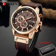 thumbnail image 2 of Reloj Curren para hombre marca superior moda deportes de lujo cuero multifuncional cuarzo resistente al agua 8291, 2 of 4
