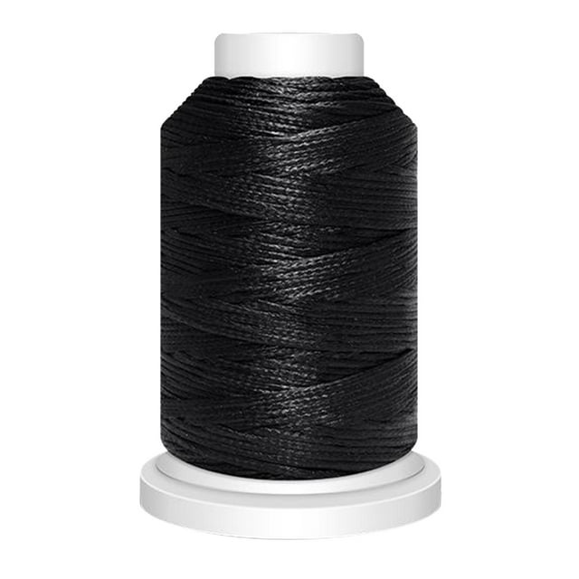 Hilo de poliéster encerado Zulema 1mm para costura de cuero DIY joyería cordón negro