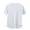 White, variant on Under $10 Steals!Summer Fashion Plus Size Mens Shirts Solid Color Comfortable Sport Casual Short Sleeved Round Neck