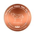 thumbnail image 2 of Household Essentials Tools Home Improvement,Copper Disc for Cattle Water Troughs 4-Inch Diameter Cleaning Copper Disc for Cattle Water Troughs with Four-Point Support Ensures Clean Water Year-Round, 2 of 9