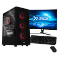 thumbnail image 1 of Xtreme PC Gaming XPG Geforce RTX 4060 AMD Ryzen 7 5700X 32GB SSD 1TB Monitor Curvo 31.5 165Hz WIFI Mesh Black negro, 1 of 6