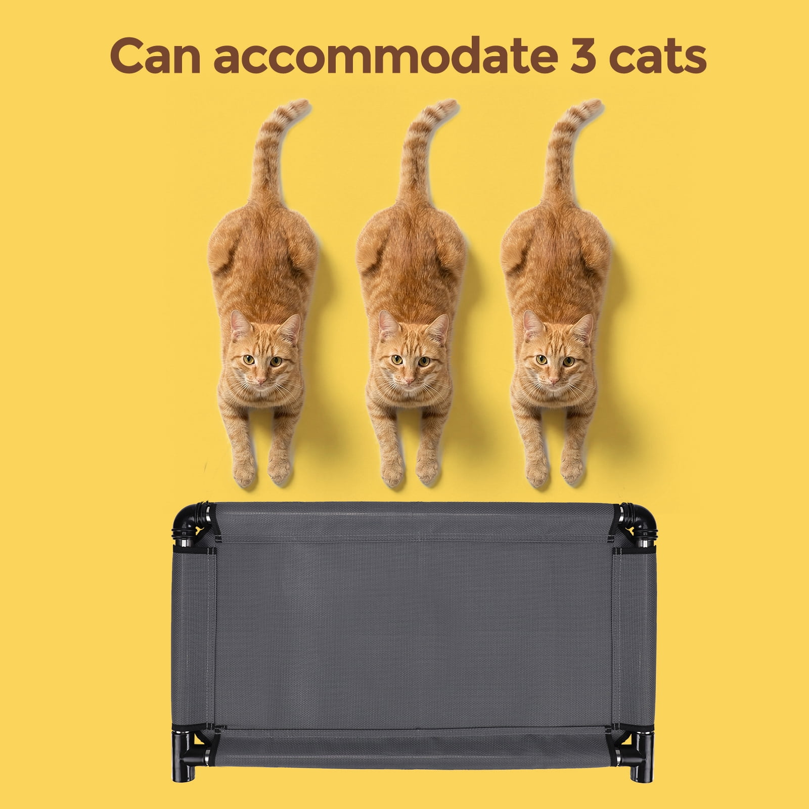 Cat Window Perch, Cat Hammock for Window, Safety Cat Window Perch for Cats Inside - Space Saving Window Mounted Cat Seat Cat Bed for Large Cats
